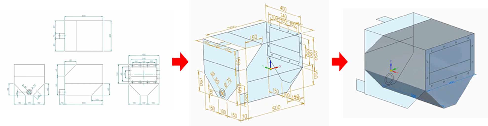 2Dデータを活用して3Dモデリングを容易に